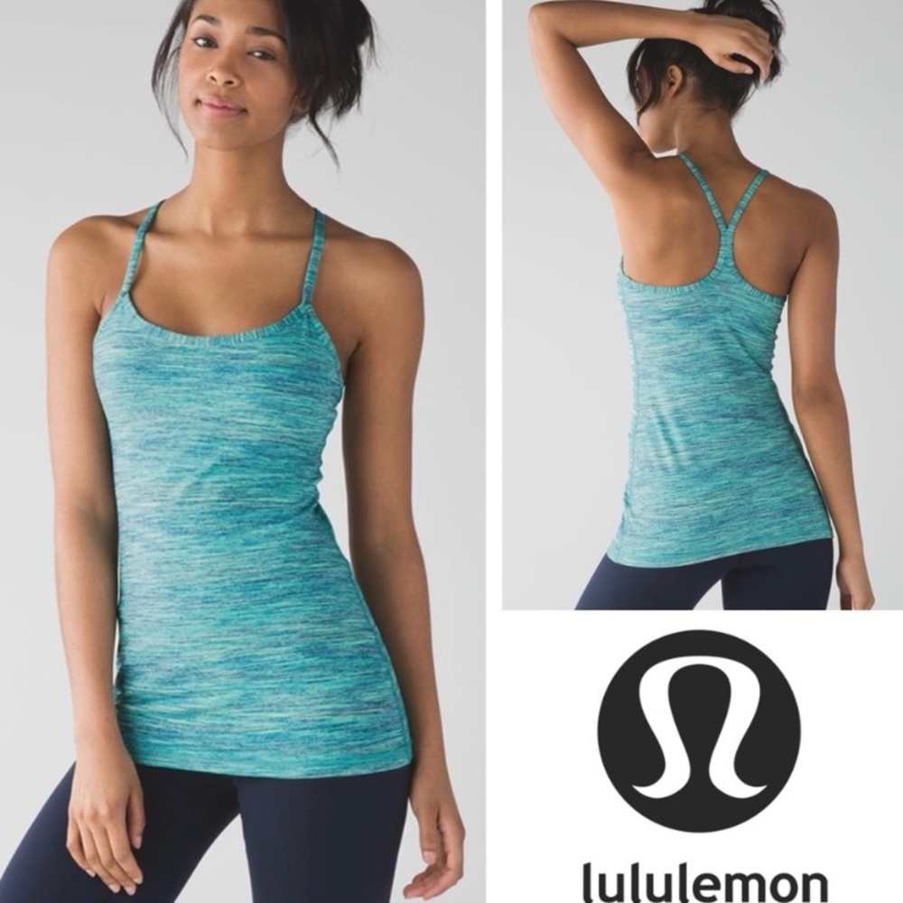 lululemon athletica Blue Tank Top